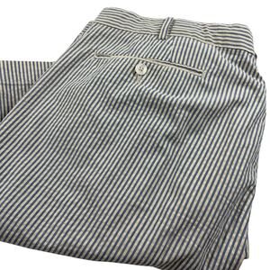 Polo Ralph Lauren Chino Shorts Men's Size 42 Tall Blue Striped Classic Fit